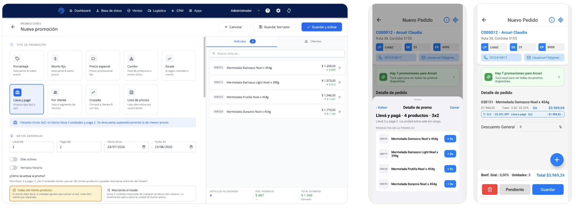 Configuración de una promoción de tipo Llevá y pagá en SmartPanel
